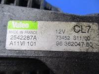фото thumb №5, Peugeot 206 1.1 генератор 9636204780 valeo 2542287a перевірений