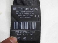 фото thumb №9, Pas безопасности правый задняя volvo v70 iii