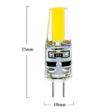 G4 Żarówka LED COB 6W 12V - biała ciepła, MINI