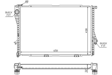 фото thumb №15, Nissens 60648a радіаторів, система охолодження двигуна