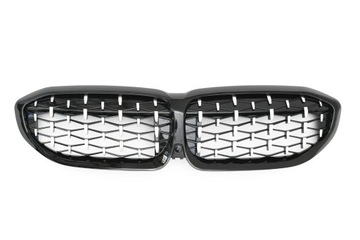 фото thumb №3, Решітка радіатора решітка bmw 3 g20 g21 2019-2022 діамант diamond хром cs design