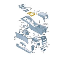 фото thumb №1, Vw arteon 3h7 gear shifting level пластик trim lhd 3g1864263yi2