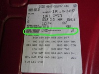 Крила лівий до vw golf 4 iv оцинковка 97- la1w колір Київ, фото thumb