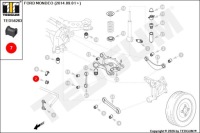 Резиновый элемент стабилизатора заднего внутренняя ford, ford америка Цена, фото thumb