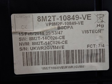 фото thumb №6, Ford s-max i mk1 06-10 2.0 tdci 140km спідометр  прилади 8m2t-10849-ve