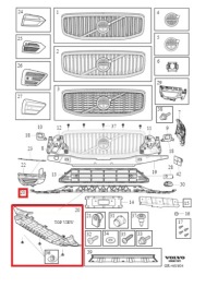 фото thumb №1, Напрямна повітря volvo xc60 ii