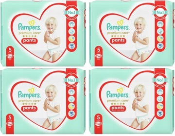 PAMPERS PREMIUM CARE PANTS 5 ПОДГЛОНОК БРЮКИ 136 ШТ.