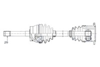 фото thumb №11, Приводной вал приводная nissan terrano ii 2.4i 2.7td 3.0di 93-06 передняя l p