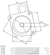 фото thumb №5, Кришка стартер, карбюратора as-pl sbr1003