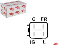 Купити Регулятор напруги генератора honda задні mitsubishi as-pl, фото thumb