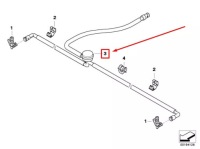 фото thumb №8, Bmw 6 cabrio e64 wąż розпилювача фара 61677051372 7051372 oem