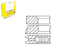 фото thumb №1, 80 std 2.5-2-3 набір кілець поршня nissan interstar primastar