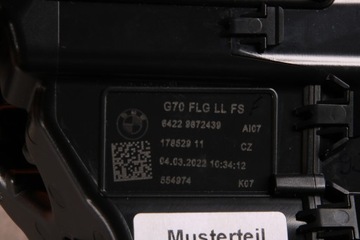 фото thumb №8, Bmw 7' g70 планка декоративна dekor консолі lipa fineline захист колонки європа 9628402