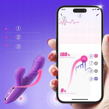 Sowiody Vibrating Dildo Клиторальные вибраторы для женщин, управляемые через приложение
