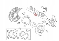 фото thumb №1, Оригінальні гальмівні колодки гальмівні задня mercedes-benz slk