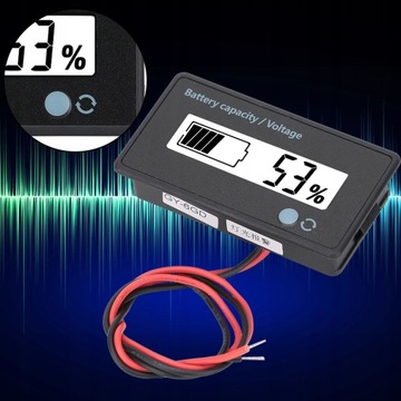 ZEWNĘTRZNY WYŚWIETLACZ LCD DO AKUMULATORÓW