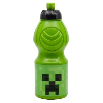 MINECRAFT CREEPER Бутылка для воды без BPA 400 мл для школы