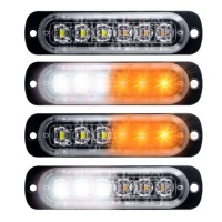 Купить 4x led лампа оранжевый белый błyskowa предупредительная 18 programów габаритный, фото thumb
