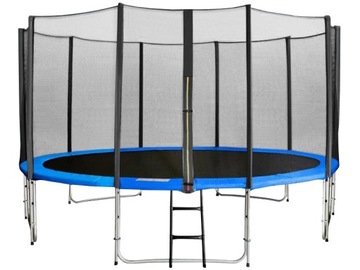 bezpieczna TRAMPOLINA z siatką 16FT 487cm ATESTY
