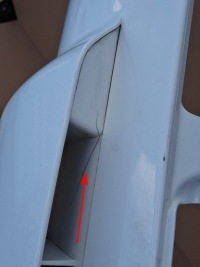 Купить Daf lf euro 6 облицовка уголок кабины левый ветровик белый оригинал 82535067, фото thumb