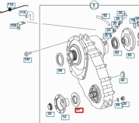 фото thumb №6, Mercedes benz viano w639 кольцо уплотнительный вала a0179975547