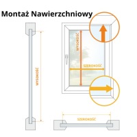 Алюминиевые жалюзи для окон 25 мм 70x50 см 56 цветов