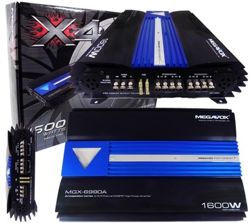 МОЩНЫЙ АВТОМОБИЛЬНЫЙ УСИЛИТЕЛЬ MEGAVOX 1600 ВАТТ