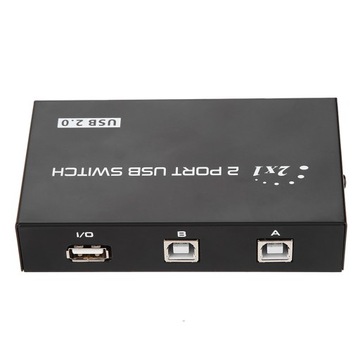 2/4-портовый USB 2.0 ручной переключатель общего доступа для ПК, принтера, сканера