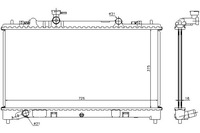 фото thumb №16, Радиаторов двигателя nissens 68510 rf8g15200