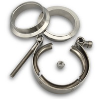 фото thumb №13, V-band 2,5 cala хомут фланцы 2,5" 63mm соединитель выхлоп vband соединитель rur