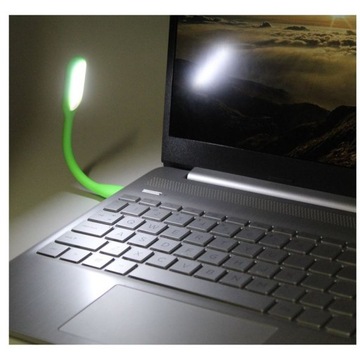 Светодиодная USB лампа для ноутбука Энергосберегающая зеленая.