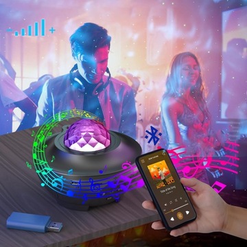 10 ЦВЕТОВ BLUETOOTH ДИНАМИК ПРОЕКТОР ЗВЕЗДНАЯ НОЧНАЯ ЛАМПА ДЛЯ ДЕТЕЙ