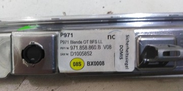 фото thumb №10, Porsche panamera 971 планка декоративная панели консоли 971858860b