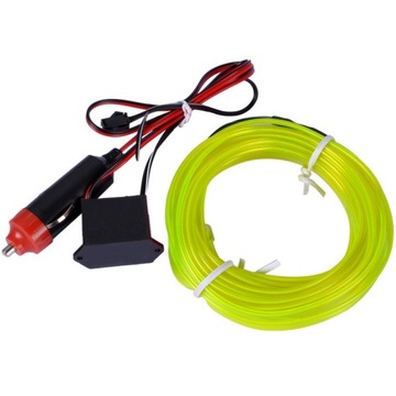 Оптоволоконная светодиодная лента 3M EL WIRE, 12 В, ЦВЕТА