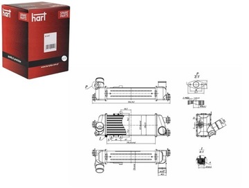 фото thumb №1, Інтеркулер радіаторів повітря hyundai i30 07-12 hart