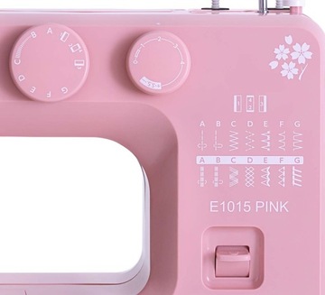 Maszyna do szycia Janome JUNO E1015 PINK Różowa