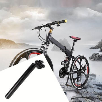 Solidna sztyca rowerowa 27,2 x 250 mm Sztyca podsiodłowa z regulowanym kątem, uniwersalna