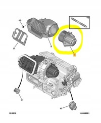 фото thumb №1, Citroën c5 2008- воздуходувка интерьера воздуховод двигатель