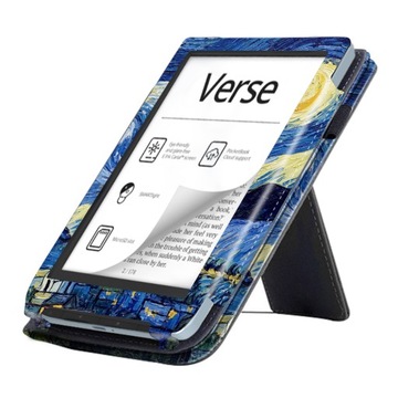 КОЖАНЫЙ ЧЕХОЛ ДЛЯ Pocketbook Verse/Verse Pro + СТИЛУС
