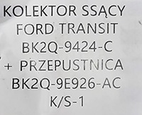 фото thumb №7, Org коллектор с дроссельная заслонка + датчик ford / peugeot / citroen bk2q-9424-c