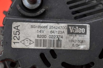 фото thumb №8, Генератор тест 8200022774 nissan almera n16 1.5 dci 82 km 03-06