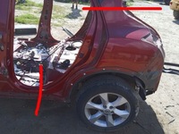 фото thumb №1, Nissan juke четверть левая задняя задняя крыло задний