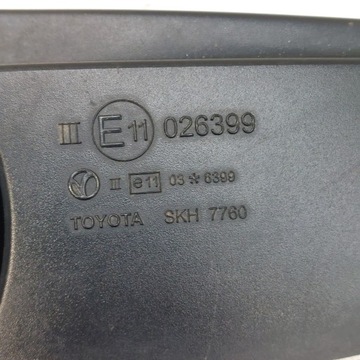 фото thumb №9, Toyota avensis t27 дзеркало праві 9pin 026399 код фарби 1g3