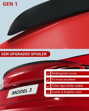 фото thumb №9, Basenor tesla модель 3 спойлер спойлер