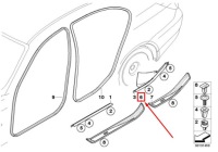 фото thumb №7, Bmw 5 e60 молдинг порогова передня права 51477034304 7034304 оригінальна