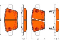 фото thumb №1, Trw гальмівні колодки гальмівні toyota alphard / vellfire 3.5