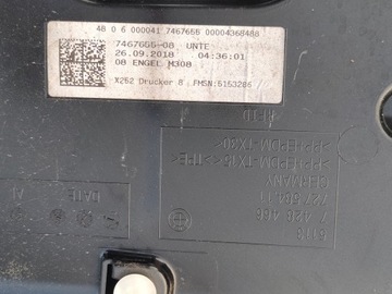 фото thumb №8, Накладка зад кришки кришка bmw x2 f39 7428466 чорний сапфір емблема