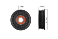 фото thumb №1, Ролик ремень pk opel omega b, vectra b 2.5-3.0, signum, vectra c 3.2