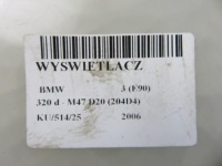 Дисплей bmw 3 e90 9114362 9114360 Цена, фото thumb