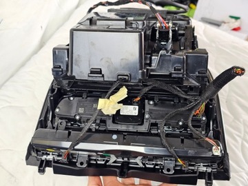 фото thumb №12, Рамка туннель панель idrive mercedes w213 pad e климат пепельница часы led